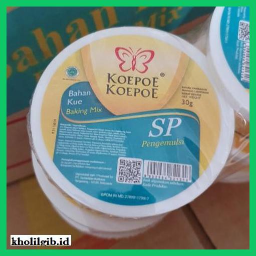 

Redwop-Gnikab- Koepoe Koepoe Sp Pengemulsi Bahan Kue 30Gr -Hallall.