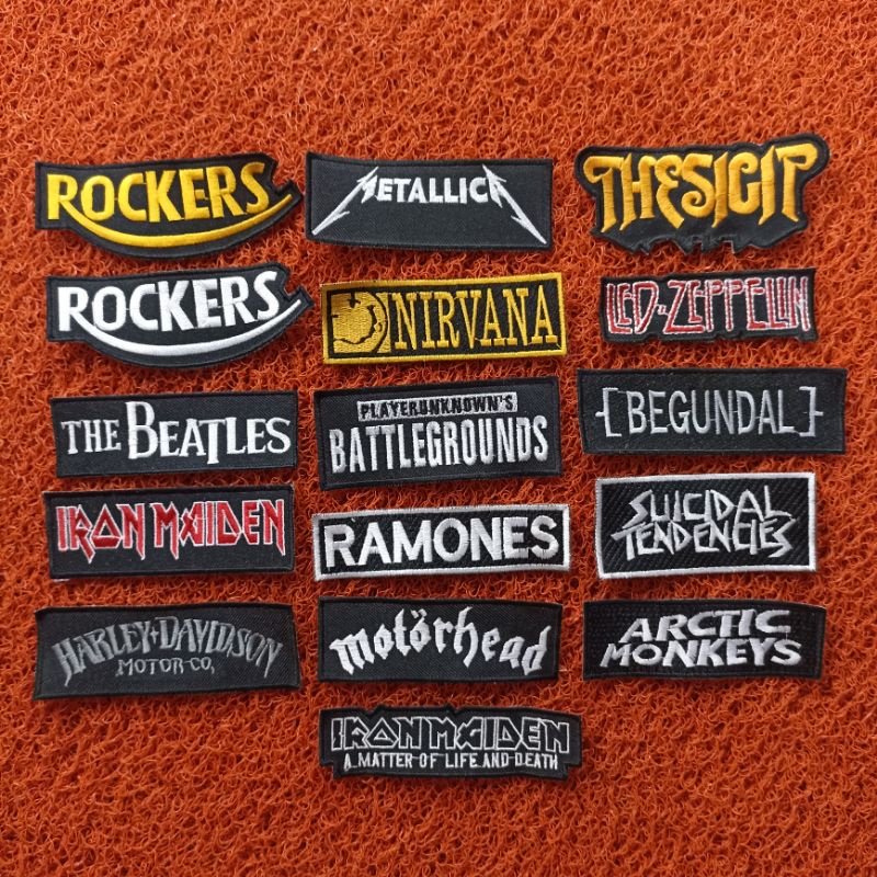 Patch bordir mini SUICIDAL TENDENCIES premium super murah best quality