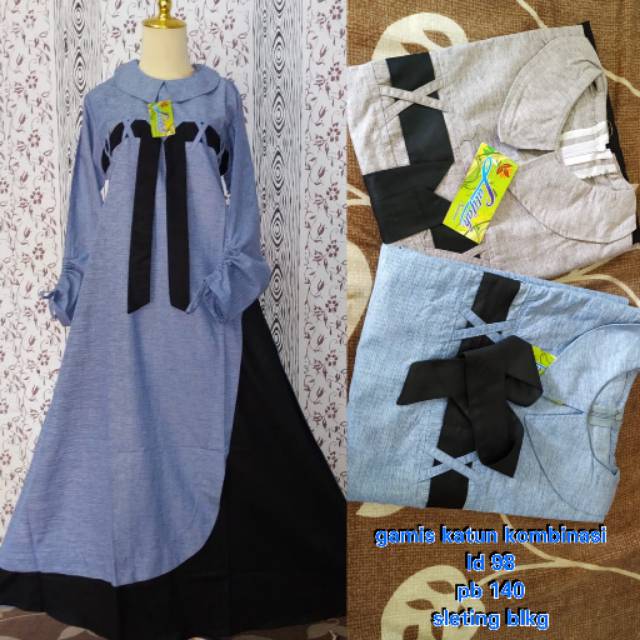 Gamis katun tebal