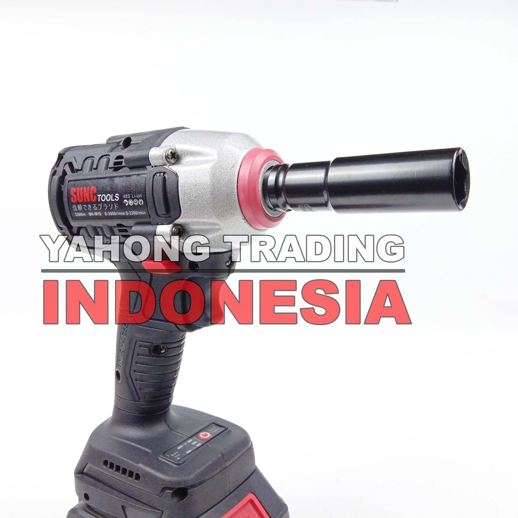 Mesin Impact Baterai Cordless Impact Wrench BRUSHLESS 48S SUNC TOOLS