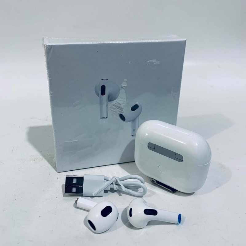 Headset Bluetooth TWS ipod 4 putih Hendsfree Blutut Earphone Henset