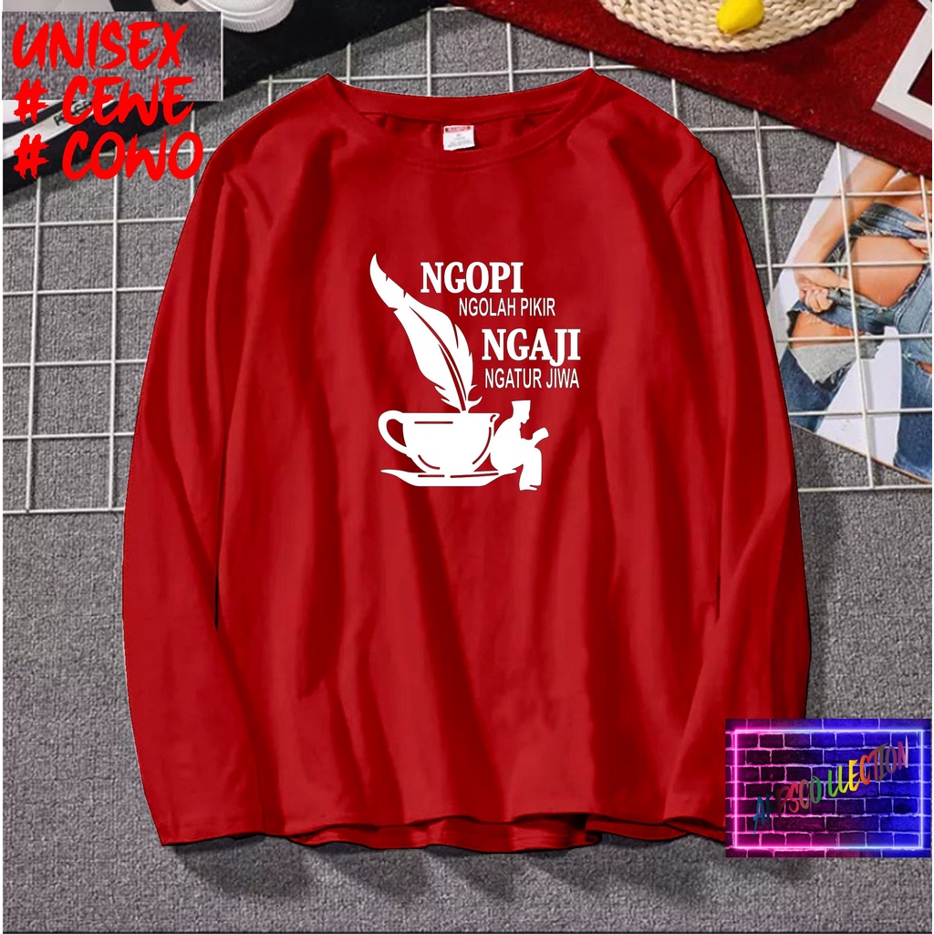 Cod Diskon Promo /Kaos Santri Ngopi Dan Ngaji/KAOS  Santri Santriwati EKSPRESI/KAOS Dakwah Islam Kaos Pesantren HITS/KAOS BANDUNG/KAOS atasan pria