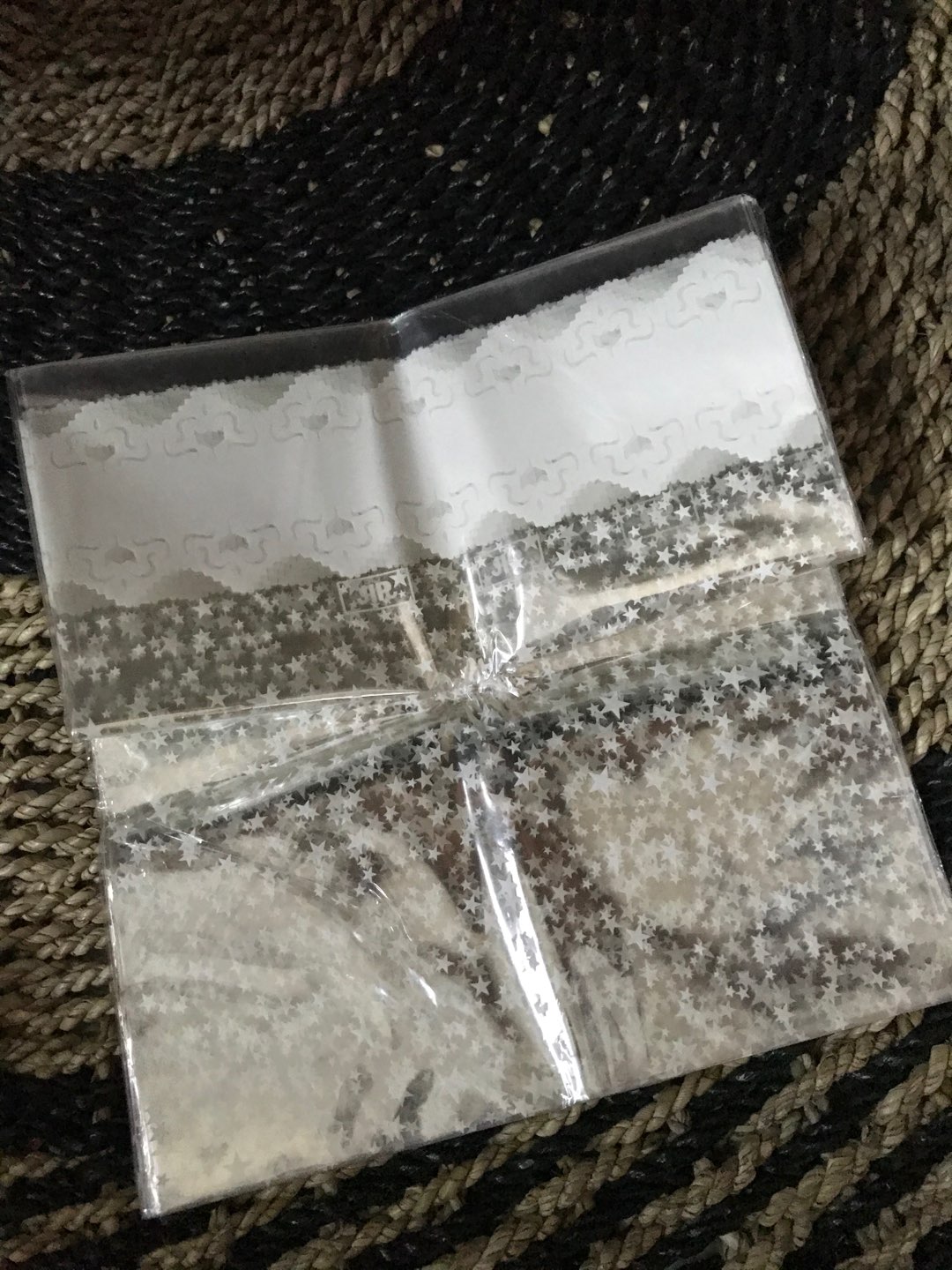 Isi12pcs Opp Bintang 22x45cm Kantong Plastik Opp Ultah Polos 22x45cm Bintang Ulang Tahun Souvenir