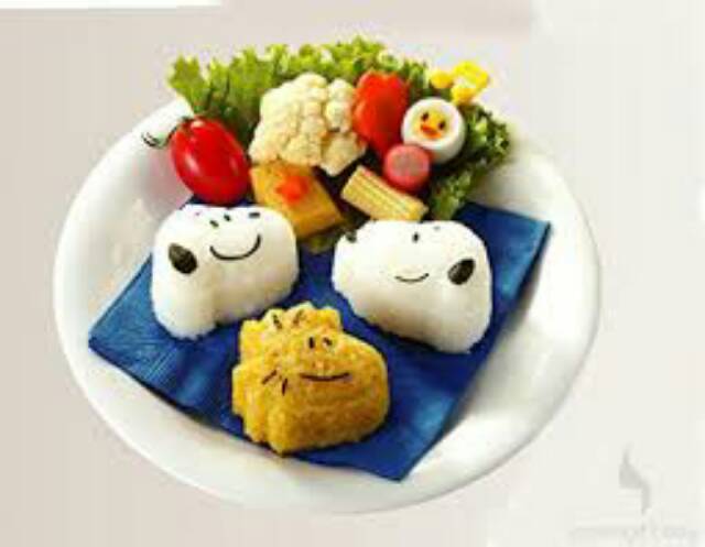 (SNOOPY FRIENDS) Cetakan Nasi Bento Karakter Snoopy &amp; Friends - rice mold snoopy karakter