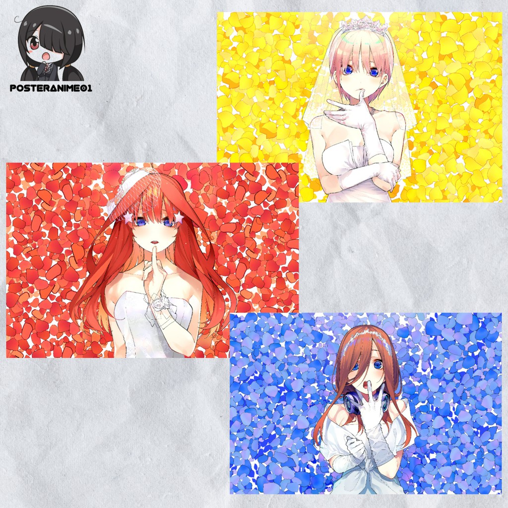 Poster Anime Gotoubun no Hanayome #2 | Poster Gotoubun no Hanayome  | The Quintessential Quintuplets