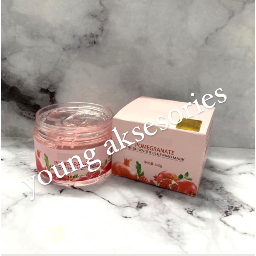 Original Fruit Sleeping Mask/ Masker Wajah Malam 120 Gr + Spatula Masker