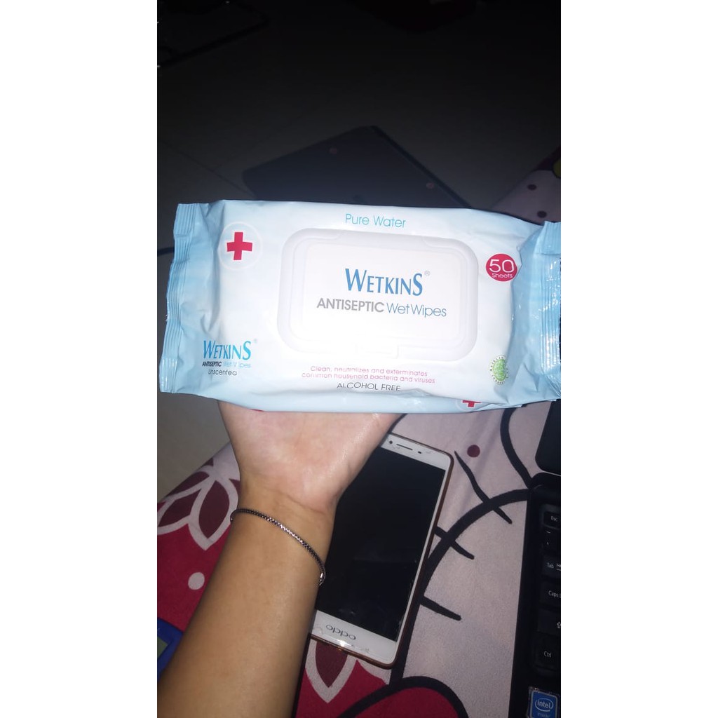 NunuLisaTan - Tissue Basah Antiseptic Disinfektan Wetkins