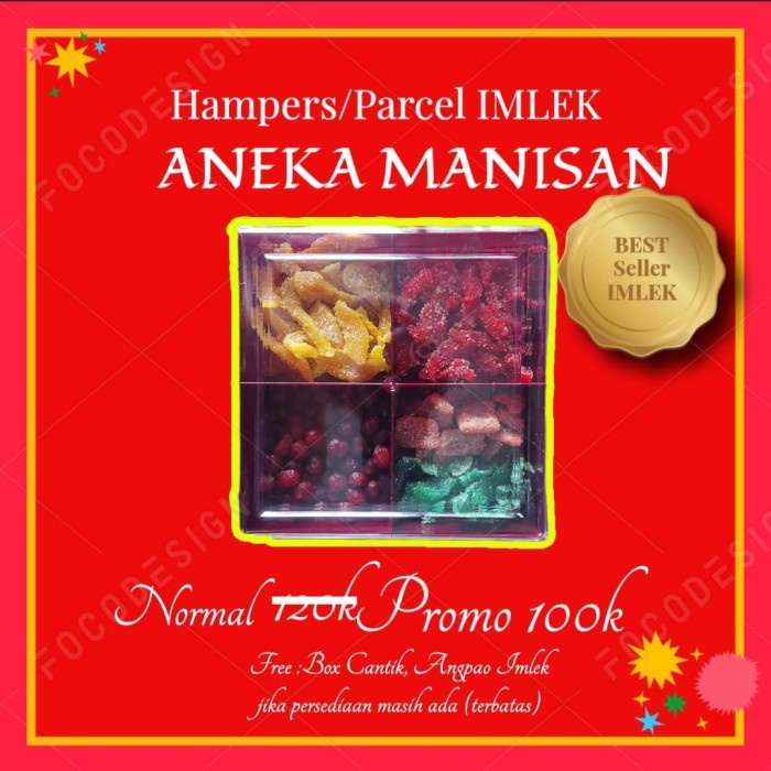 

Buah Kering - Hampers Parcel Imlek Aneka Manisan Kering Buah Cemilan Sehat
