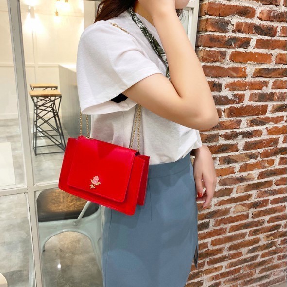 MORYMOSHI SL338 Tas Selempang Wanita Tas Tali Rantai Kecil Sling Bag Import Murah