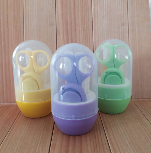 MANICURE SET Baby Nail Clipper Alat Pemotong Kuku 4 in 1