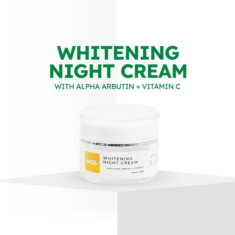 NIght Cream GLOWING  Alpha Arbutin MGS (AMPUH)