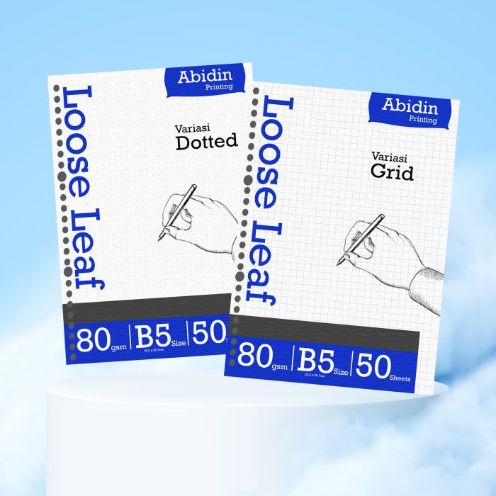 

Loose Leaf Kertas Isi Binder 80 GSM B5 Grid/Dotted/line/Polos (Premium) Free Kardus