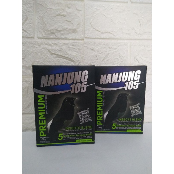 Voer Nanjung 105 100 gram voer pakan burung murai batu kacer c.ijo