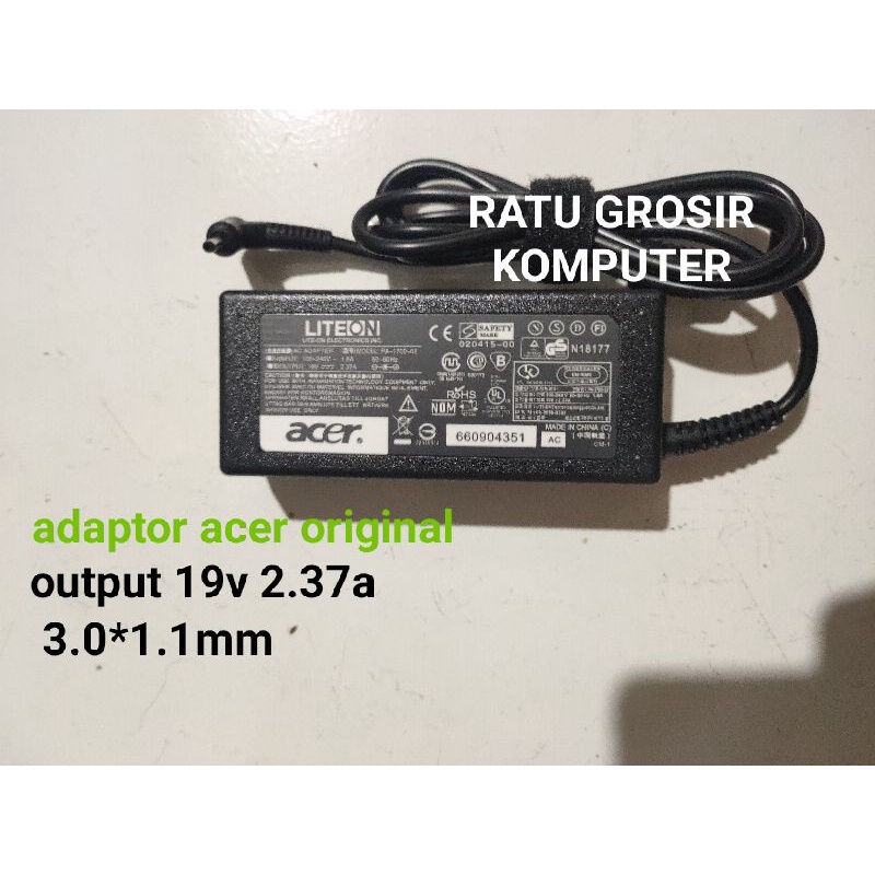 adaptor charger acer chromebook 11, R11, 13, 14, 15