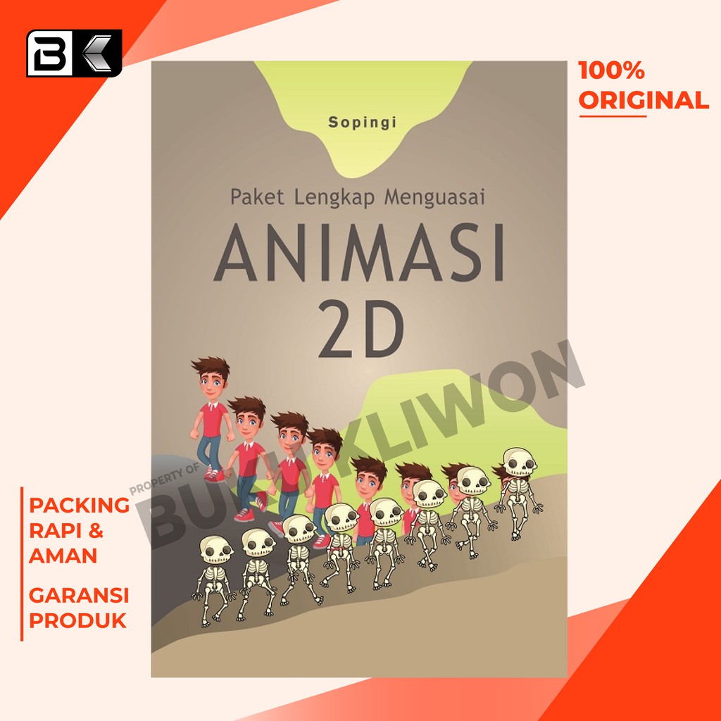 Buku Paket Lengkap Menguasai Animasi 2D - BUKU ORIGINAL Buku DKV