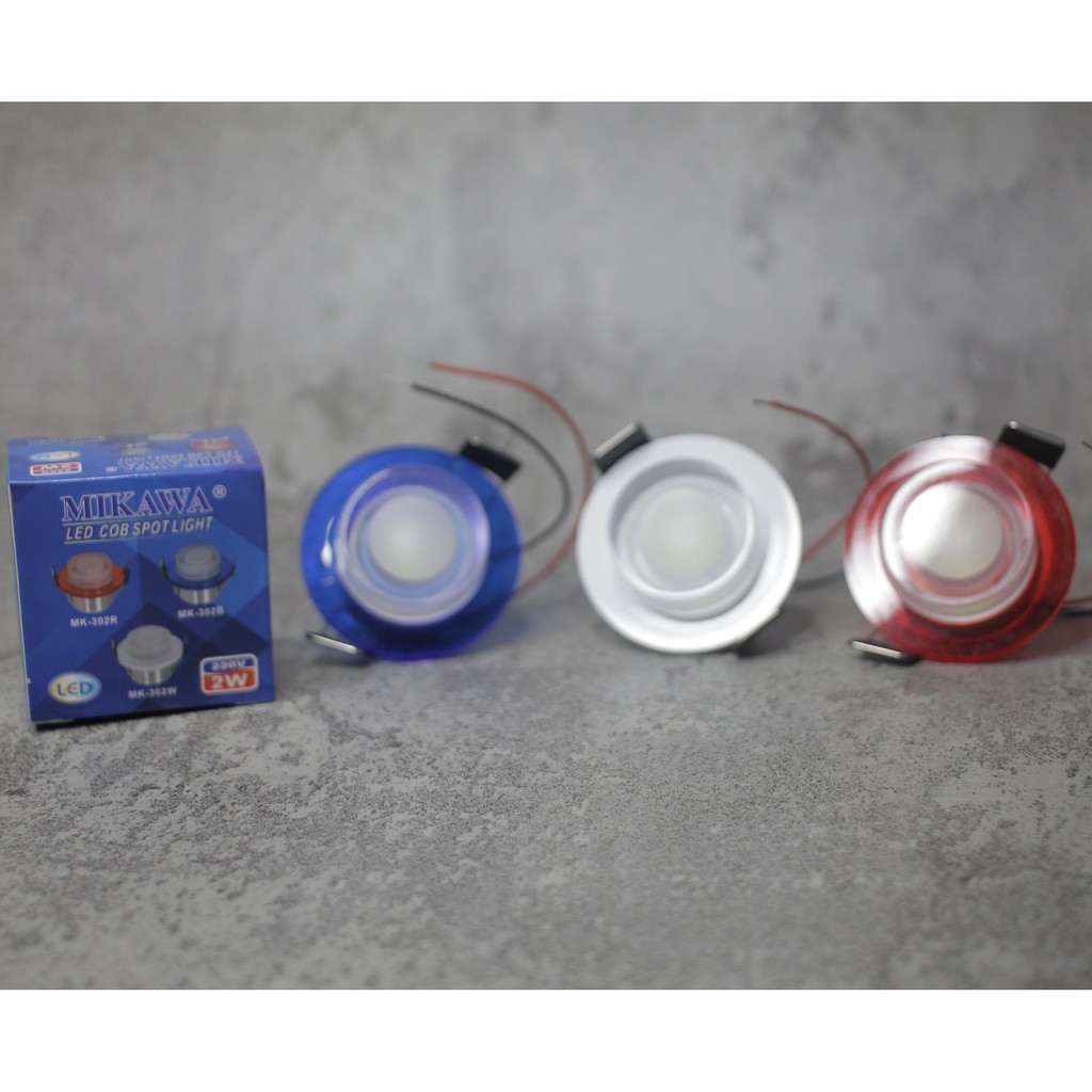 Lampu Sorot LED COB Spot Light 2 Watt - Mikawa