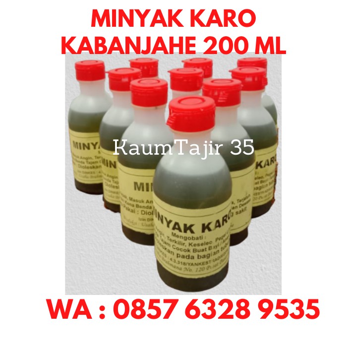 

(COD) MINYAK KARO ASLI KABANJAHE 200 ML HALAL