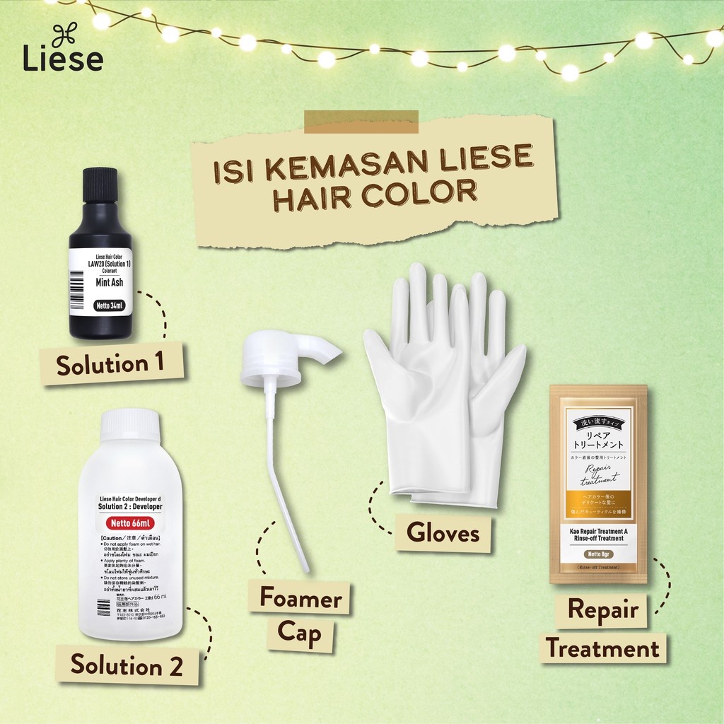 [100% ORI] Liese Creamy Bubble Hair Color ASLI JEPANG