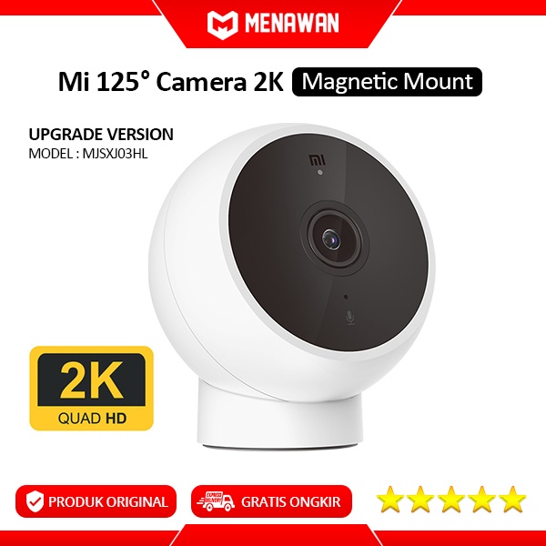 Xiaomi Mi Camera 125° 2K Magnetic Mount Camera Security CCTV Magnet New Upgrade Model Original