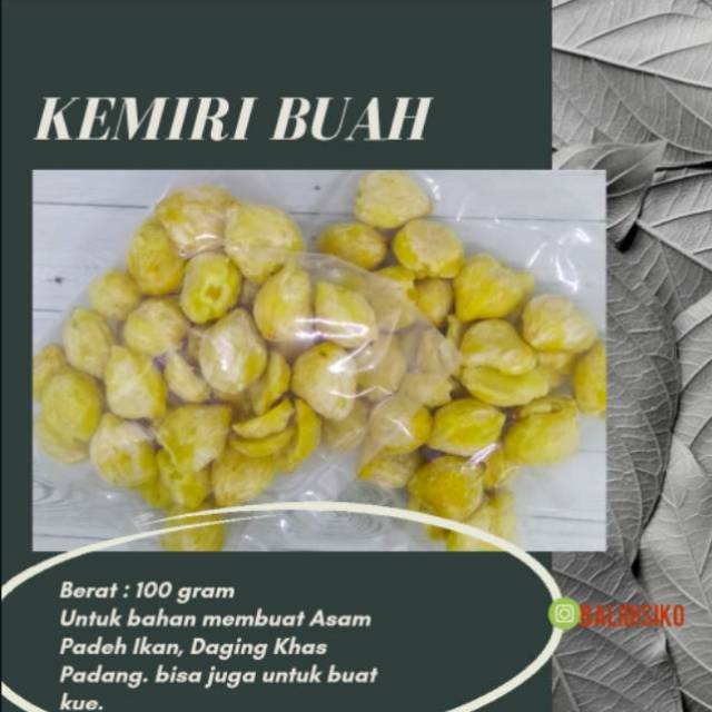 

Kemiri 100 gr