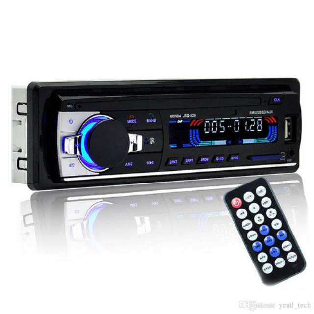 Tape Audio Mobil Multifungsi Bluetooth USB MP3 FM Radio Single Din Head Unit