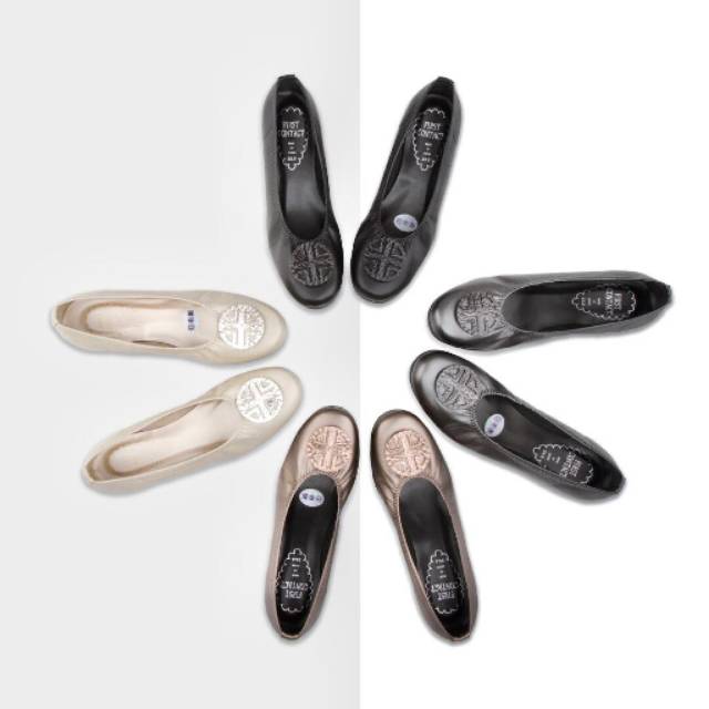 First Contact Sepatu Wedges Wanita100% Original Japan Quality