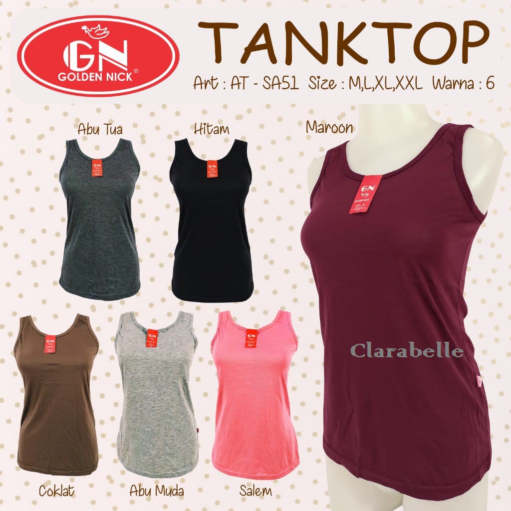 Tank Top Golden Nick SA51 / Singlet Wanita Murah