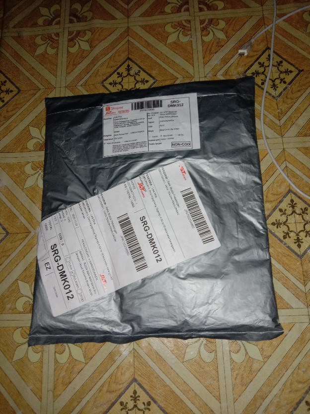 Ruzza Batik Couple Motif Pari Blarak Biru Seragam Size M L Xl