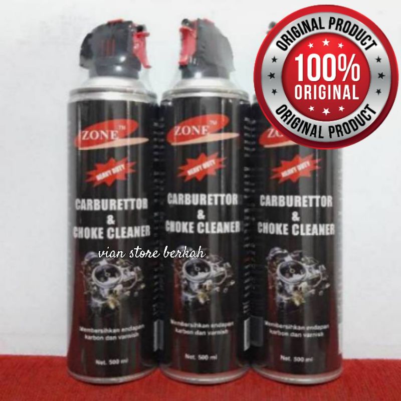 Carburator Cleaner/Carburator Cleaner Zone500ML/Carburettor & Choke Cleaner/Pembersih Karburator/Per