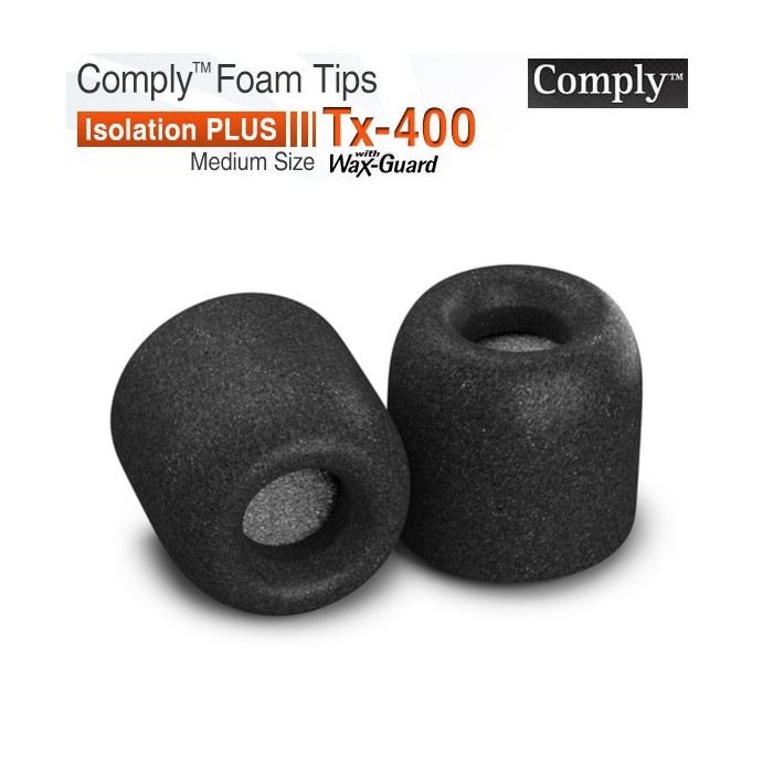 Original Comply TX400 Premium Earphone Tips Isolation Individual Pack