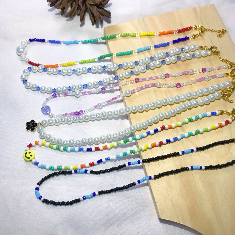 Kalung Manik/Choker Manik/Beads Necklace/Kalung Aestetik
