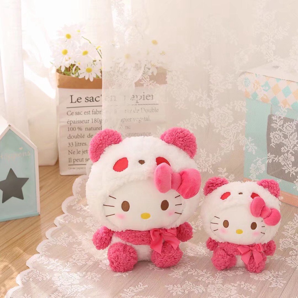 BONEKA MELODY HELLO KITTY CINNAMOROLL KUROMI POMPOMPURIN KUCING IMPOR MAINAN