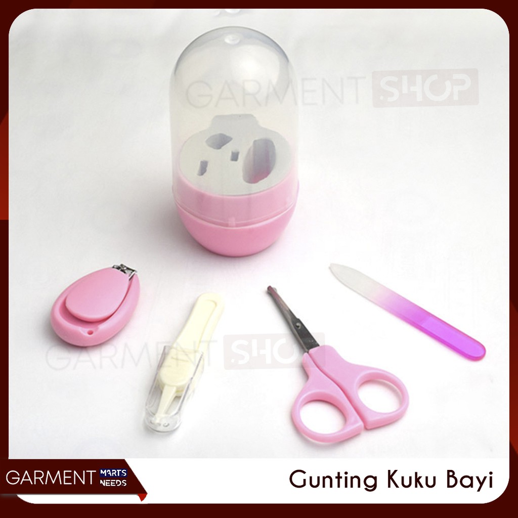 Gunting Kuku Bayi Set Baby Nail Clipper Trimmer Tool Pedicure 4 In 1-4
