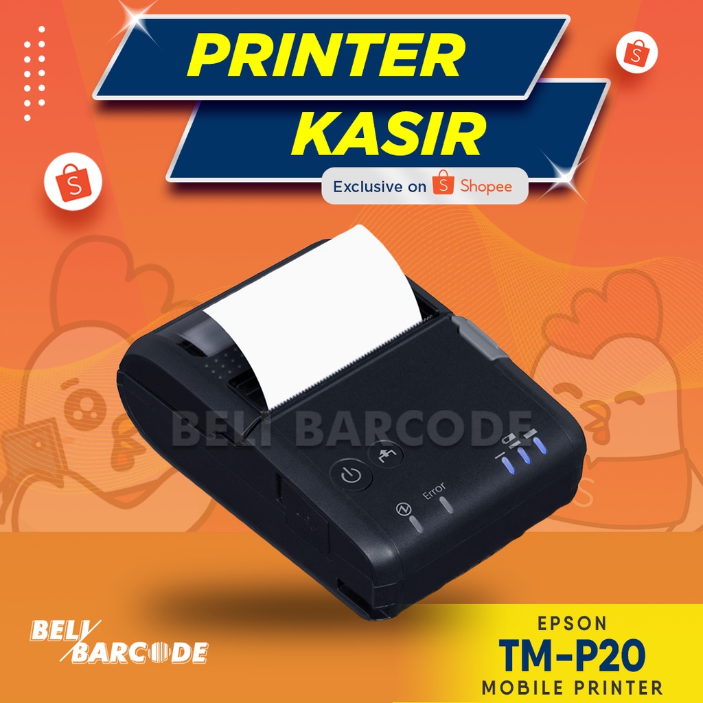 Mini Printer Thermal Epson TM-P20 Cetak Struk 58mm WiFi