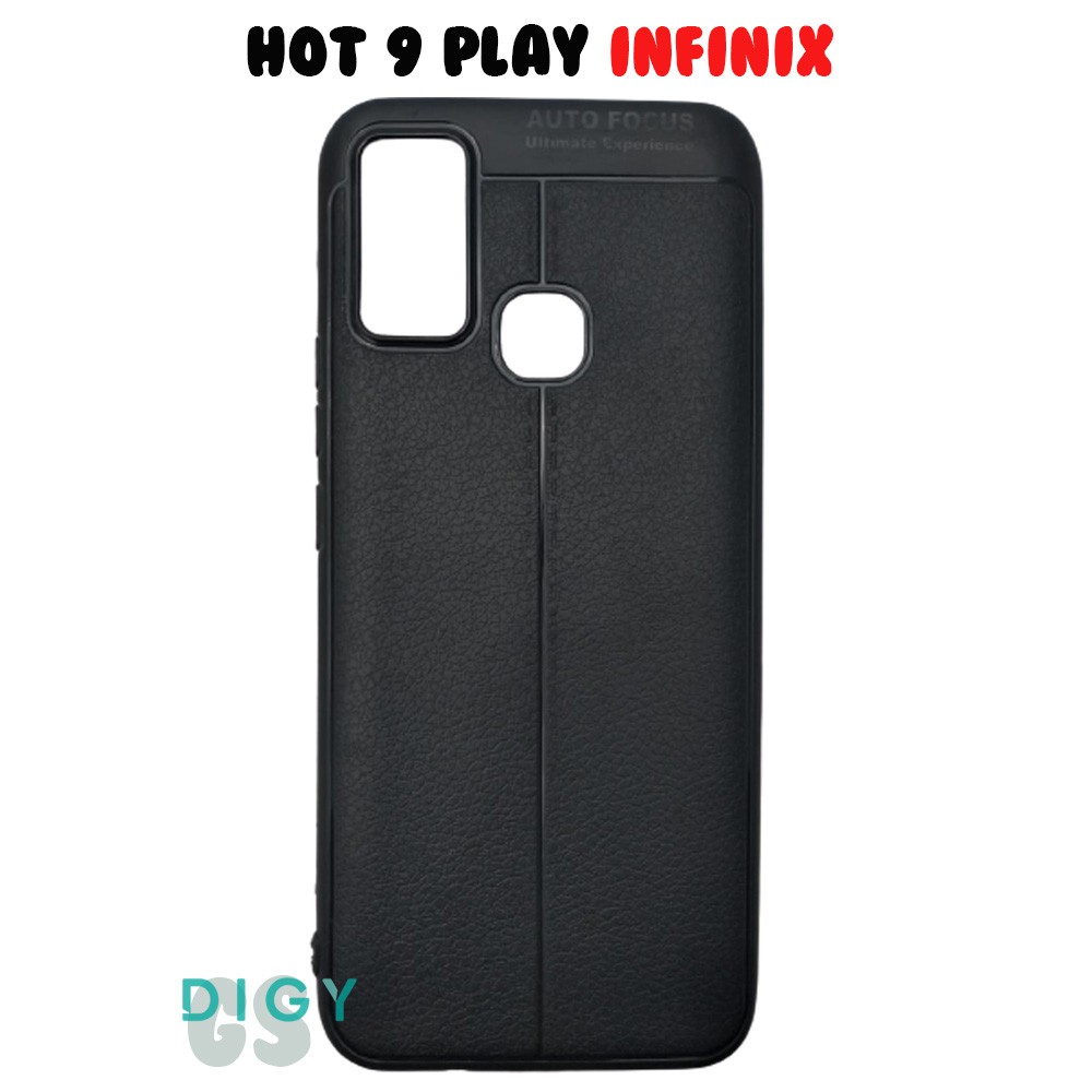 Casing INFINIX HOT 9 PLAY NEW HOT Softcase Leather Auto Focus Original