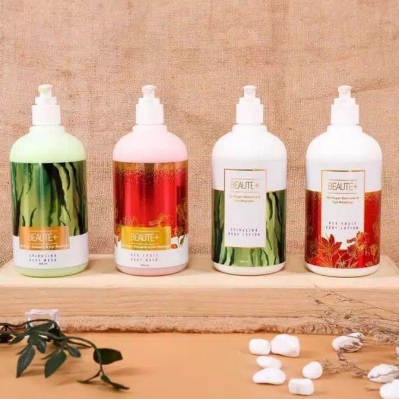 Beaute+ Spirulina Body Lotion By Roger Danuarta & Cut Meyriska | beaute plus