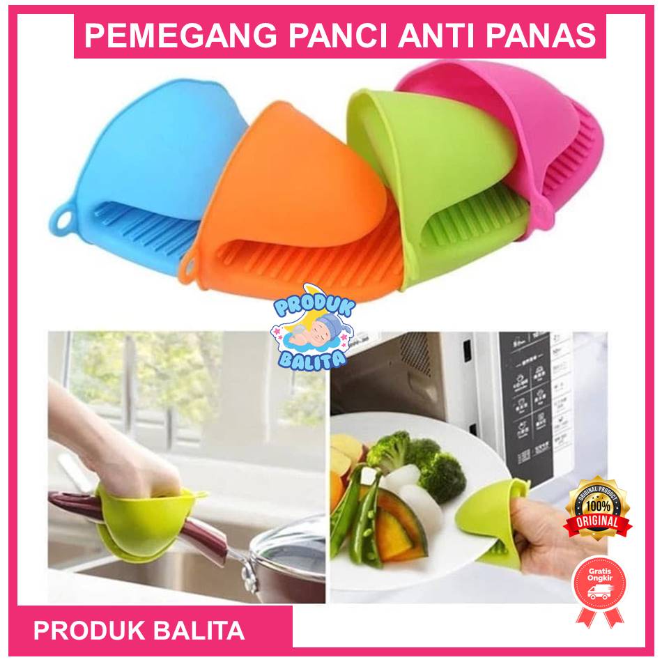 Pemegang Panci Anti Panas Sarung Tangan Silikon Silicone Gloves Oven