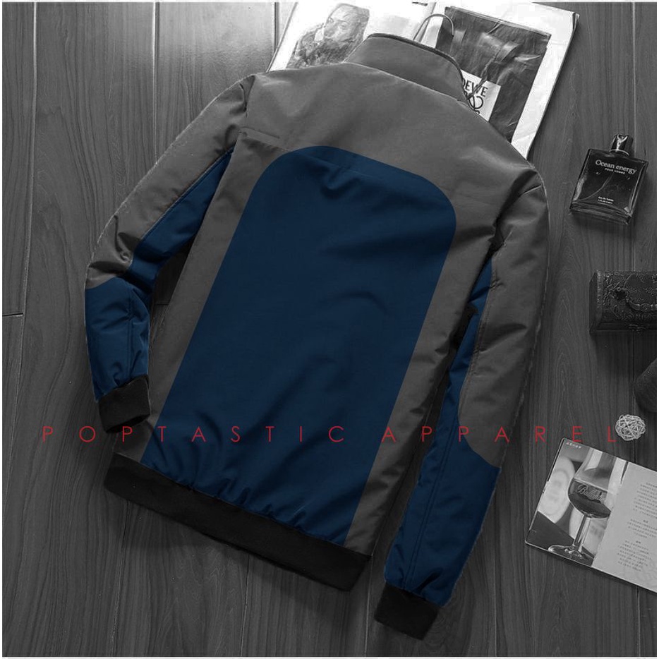 Jaket Pria REI Outdoor Semi Waterproof Anti Air Jaket Harrington Musim dingin