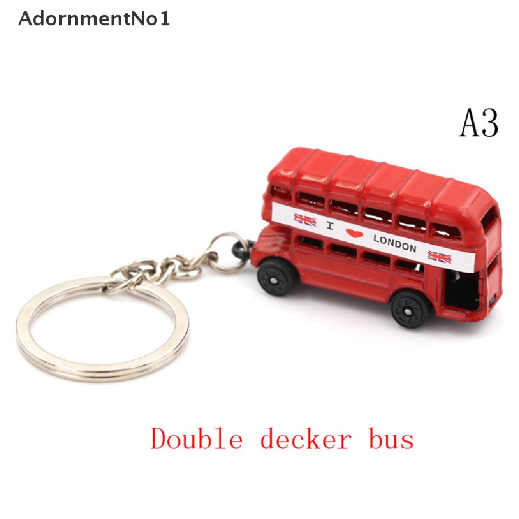 (AdornmentNo1) Gantungan Kunci Model Miniatur London Inggris Untuk Souvenir