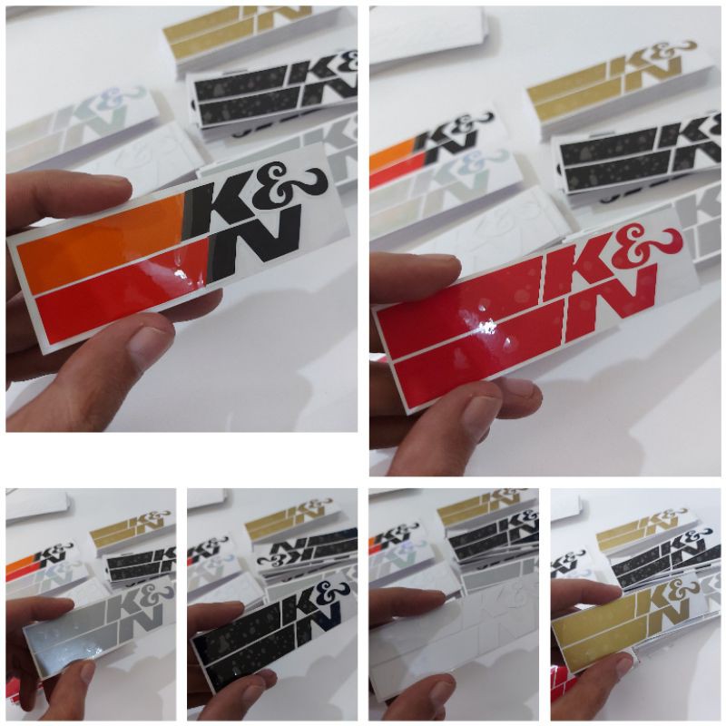 STICKER K&amp;N CUTTING