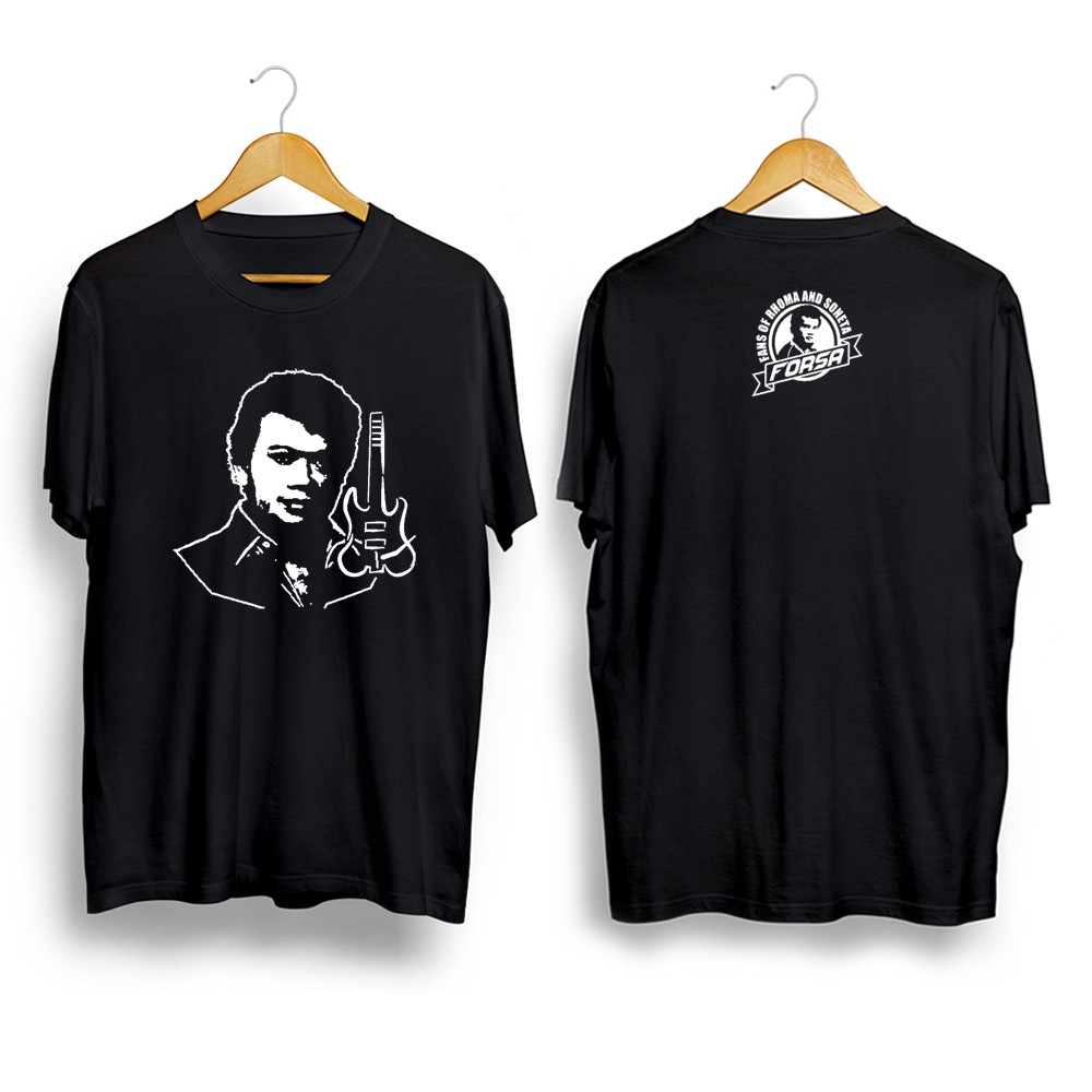 Kaos Rhoma Irama raja dangdut legenda begadang Berkelana Mirasantika Bang Rhoma + Belakang
