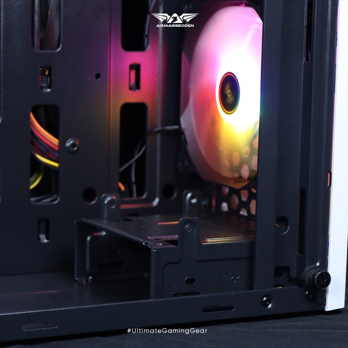 Casing PC Armaggeddon TRON 1X Casing PC Gaming M-ATX | RGB Front Panel