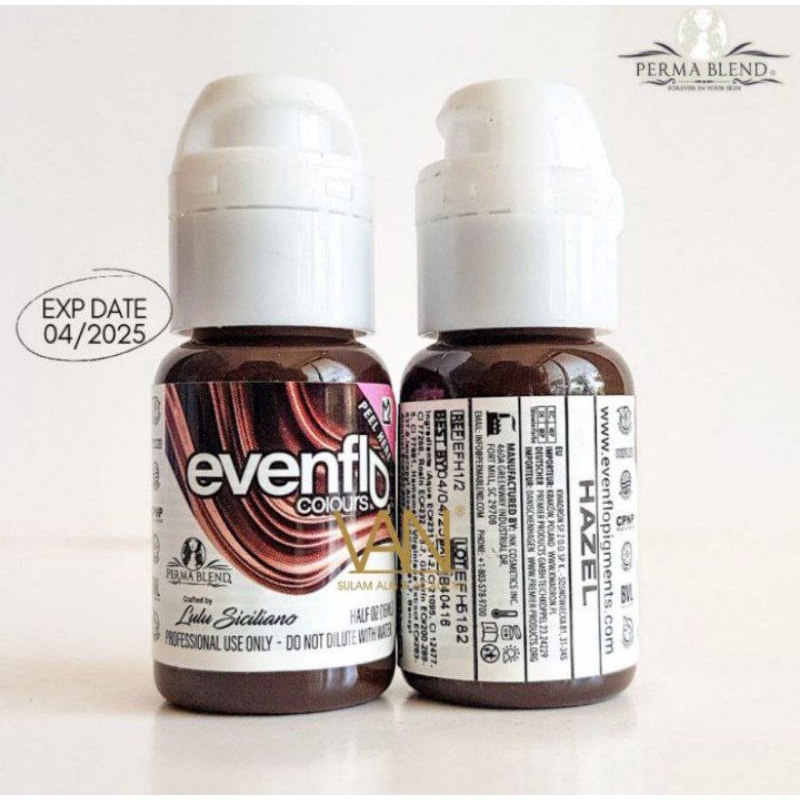 TINTA SULAM ALIS PERMABLEND EVENFLO HAZEL 15 ML/ EXP 2025