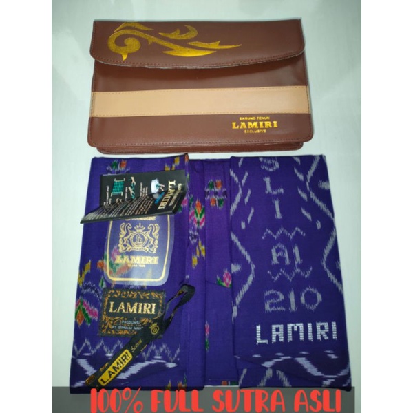 SARUNG LAMIRI ASLI A1 MST KEMBANG S90 FULL SUTERA TERMURAH BENANG 210