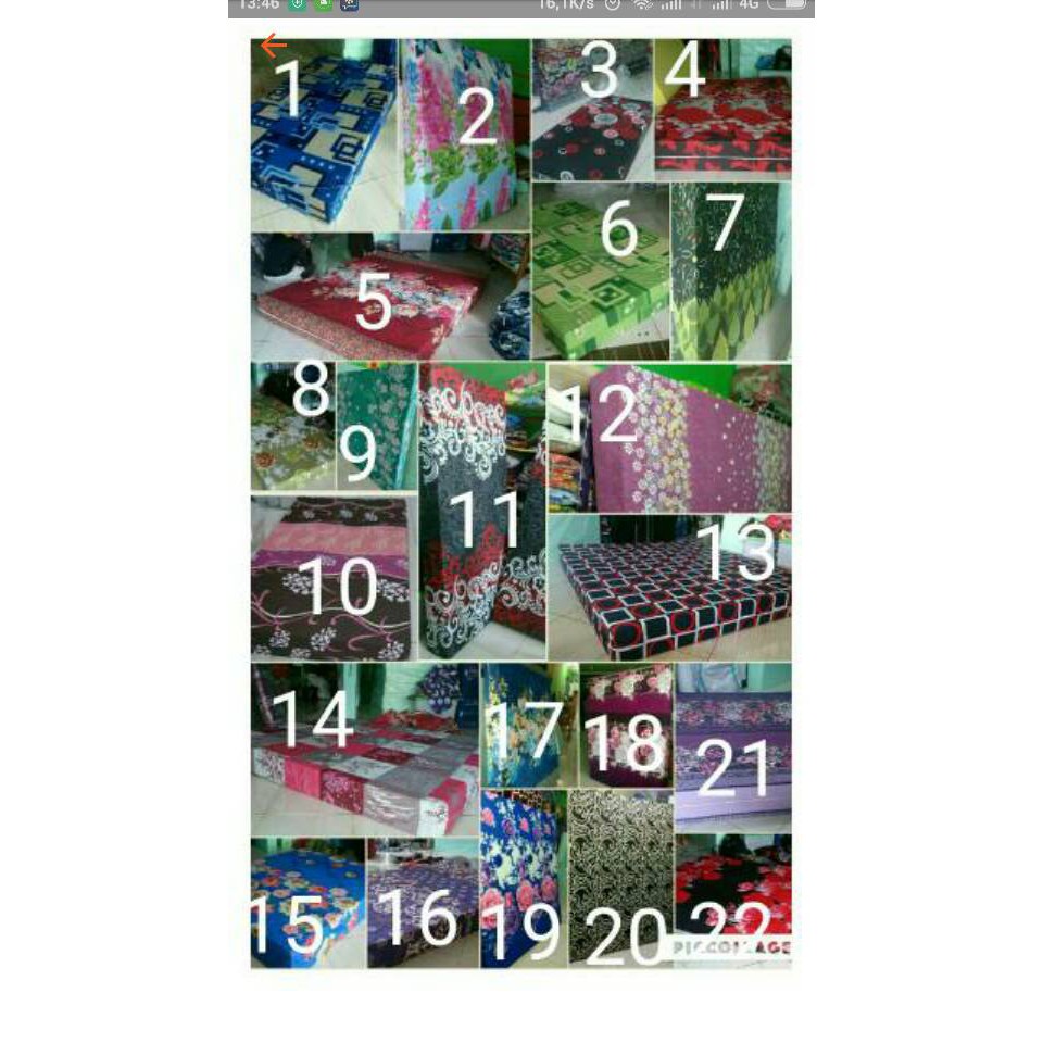 Kasur busa INOAC 200 x 160 x 15 Murah