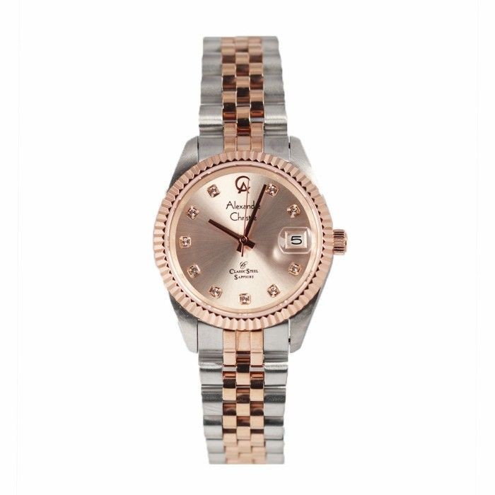 ORIGINAL Jam Tangan Wanita Alexandre Chritie AC 5013 / 5014 / 5016 Rantai Garansi 1 Tahun