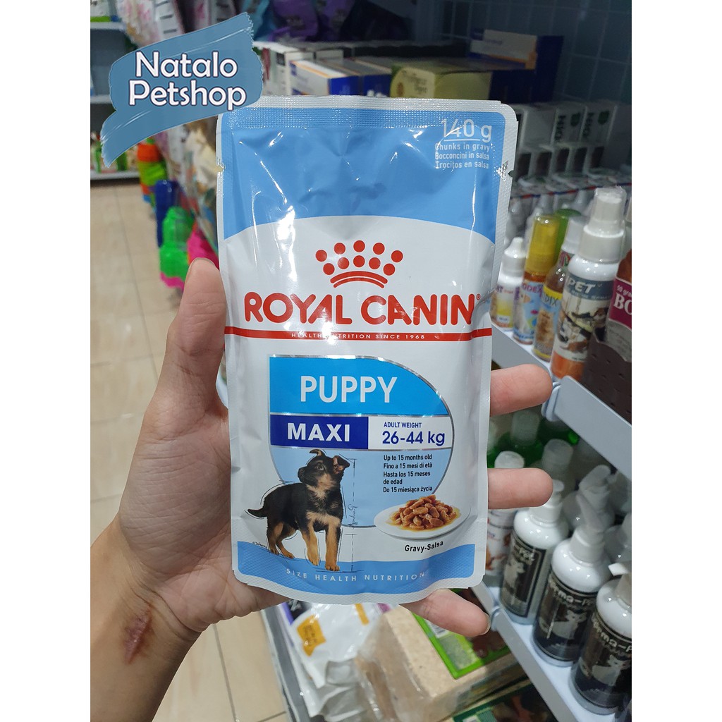 Royal Canin Maxi Puppy 140Gr/Sachet/Pouch/Makanan Basah Anjing