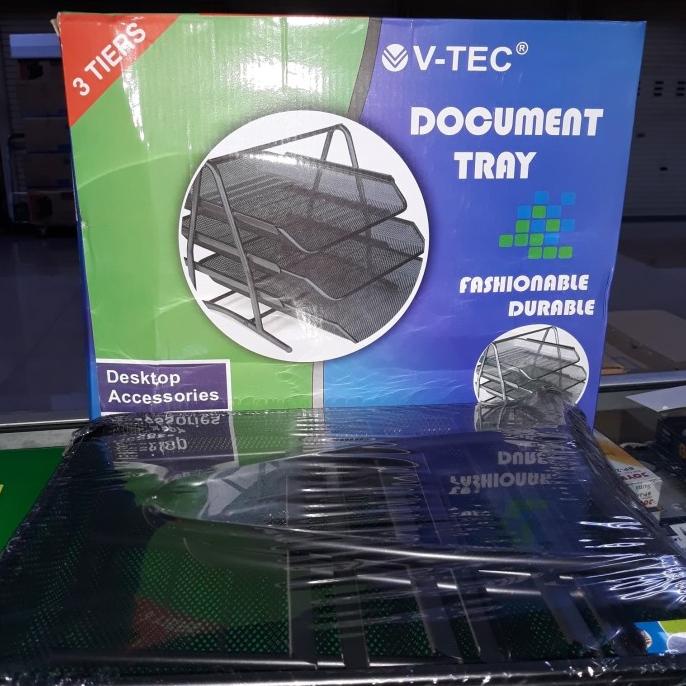 

Office & Stationery | Document Organizer | Rak Kertas Besi 3 Susun Document Tray 3 Tiers | Best Seller