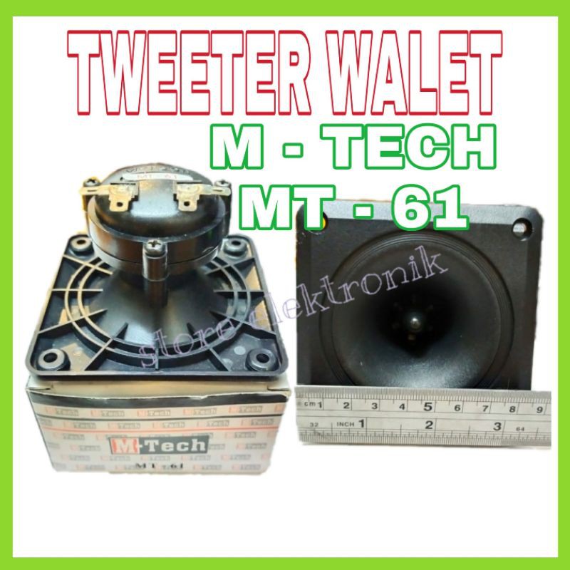 Tweeter Walet M-Tech MT-61 Tweeter Suara Inap Walet M Tech Mt 61 Original