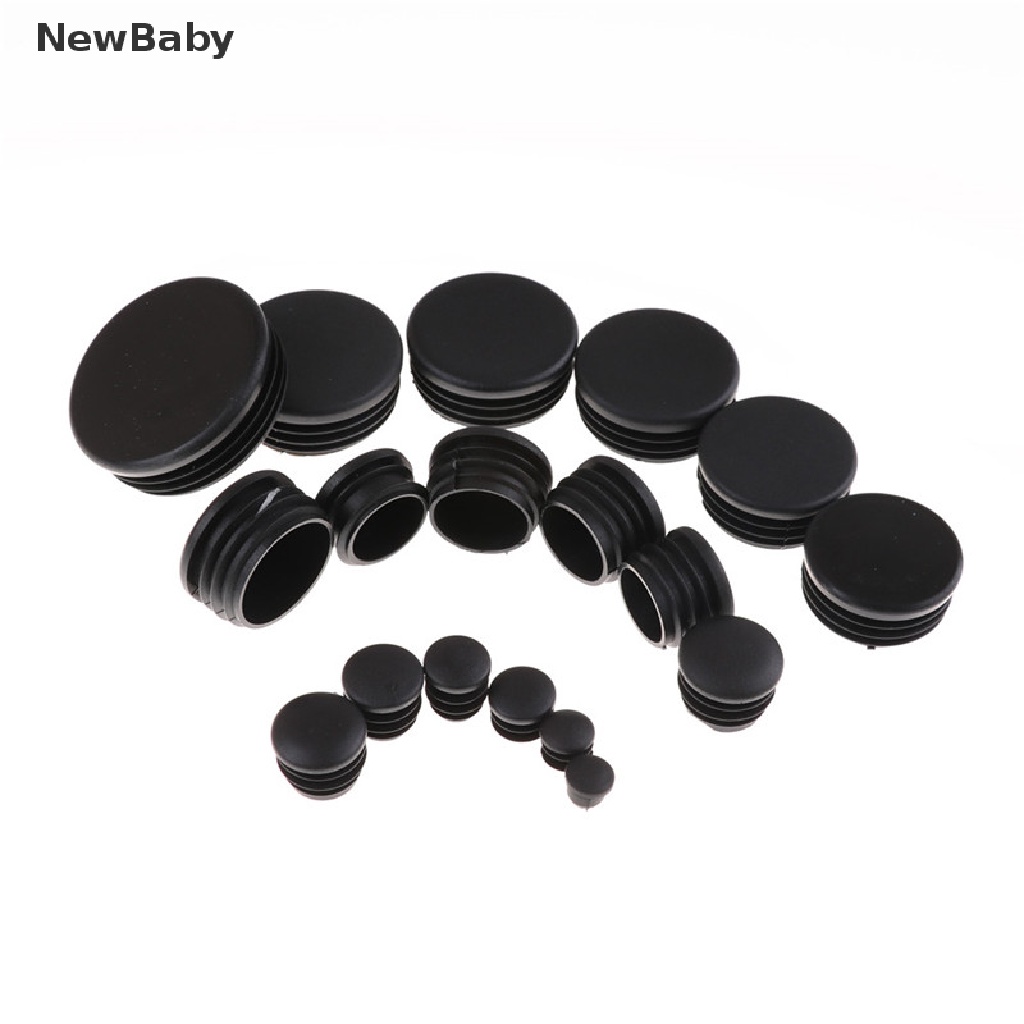 NewBaby 4PCS Round Plastic Chair Leg Glide Cap Plug Tubing Pipe Insert Floor Protector ID